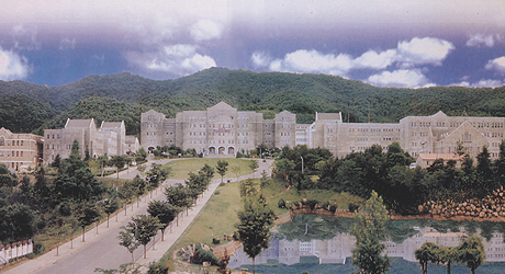 사진 - 아산캠퍼스 개교, 초대총장 강석규 박사 취임